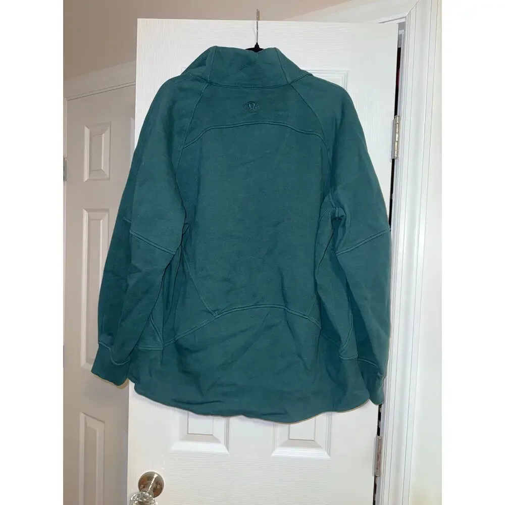 Lululemon green quarter zip sweater size xl/xxl